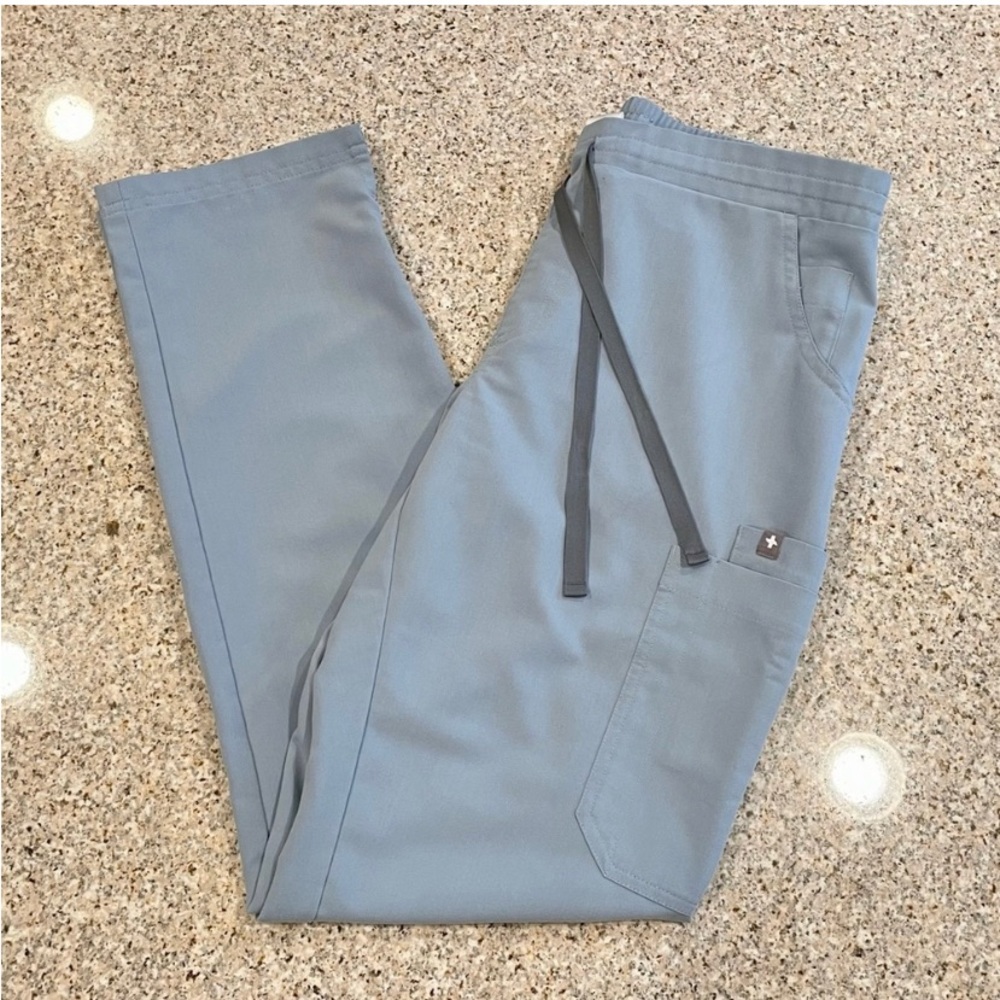 Figs Dusty Blue Skinny Yola